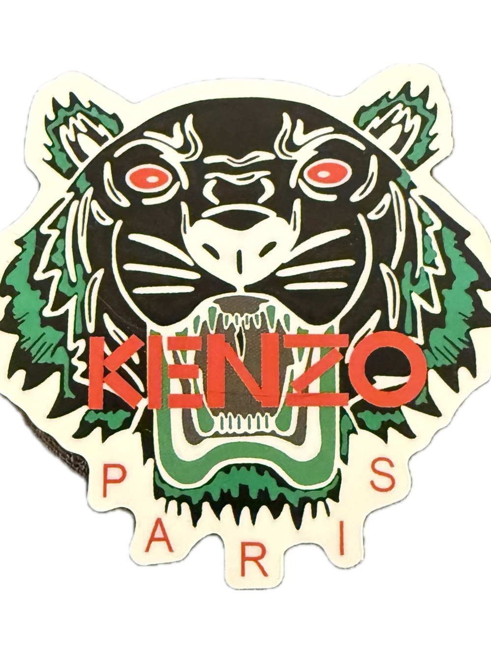 Kenzo Paris Tiger Head Logo Sticker Luxury Fashion Designer Decal Graphic